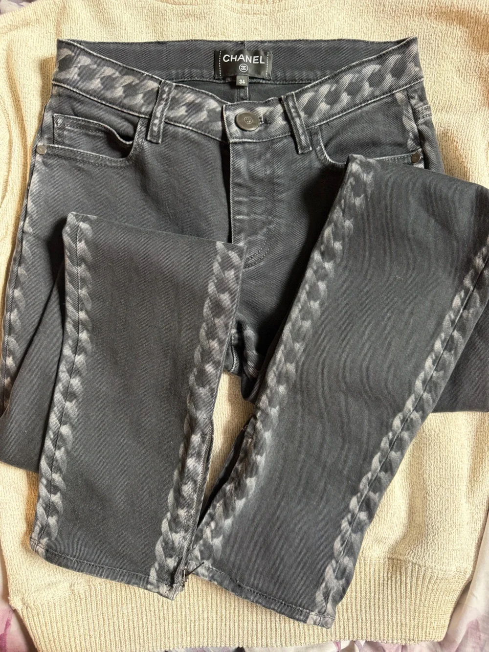 CHANEL authentic black